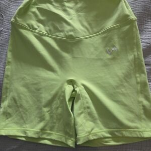 TLF Women's Neon Lime Green Tempo Shorts